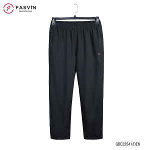 Quần gió nam 02 lớp FASVIN QBC22541.HN ống suông lót lưới hàng cao cấp chính hãng