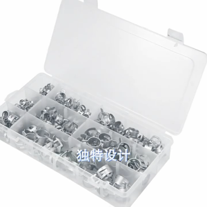 Set of 72 Practical Spring Steel Pipes Clamps With Rubber Lining Accessory for Secure Automotive and Boats Wiring