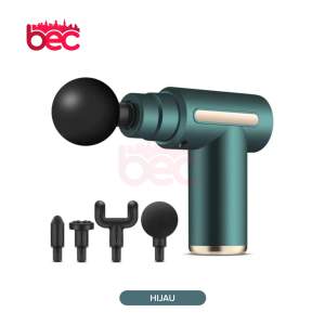 [BEC] Alat Pijat Elektrik 4 in 1 Massage Gun | Pistol Pijat Jaringan Otot Dalam | Pijat Serbaguna | Alat Pijat Pengecil Tubuh dan Kebugaran | Pistol Ijat 4 in 1