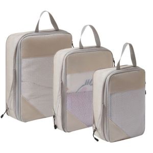 Travel Organizer Set Packing Cubes Luggage Packing Organizers for Travel Compression Packing Travel Bags Folding Storage Shoe Bags Travel Kit Large Capacity Waterproof Wash Trolley Travel Bags