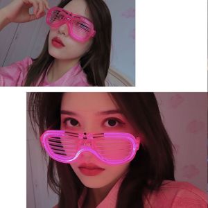 Kacamata LED Warna Bercahaya/ Kacamata Fashion Dewasa Colorful  Eyeglass Beauty Fashion