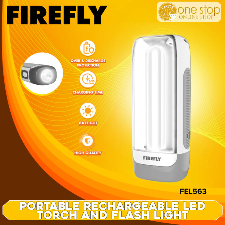 FIREFLY by OSOS FEL563 Handy Portable Rechargeable LED Torch Light