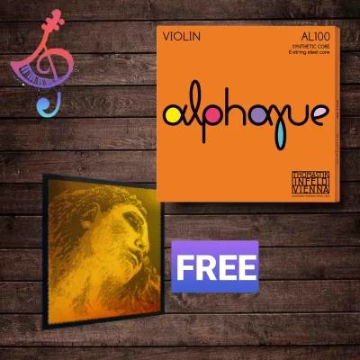 ALPHAYUE VIOLIN STRING AL100 1 SET FREE EVAH PIRAZZI GOLD E STRIN 1 UNIT