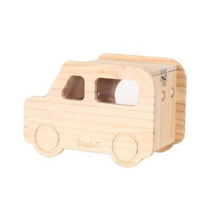 TEWUB Bite Resistant Car Suspension Bird Nest Moisture-Proof Improve Air Circulation Wooden Bird House Durable Breathable Bird Nesting Box Parrot Breeding