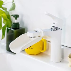 DIXRY Adjustable Faucet Extender Durable Convenient Sink Extender Kitchen Accessories White Child Hand Washing Assistant Home