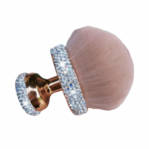 FERAB Extra-large Rhinestone-encrusted Brush Ultra-fine Bling Fluffy Makeup Brush Multi-purpose Long Handle Mushroom Head Makeup Brush Home Use