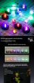 Thickness 5mm Magnetic Control LED Lamp with Battery Magnet for Gundam Gunpla GK DIY Mecha Kamen Rider Model Building Tool Magnetic Control Sensor Light. 