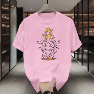 LC.TRADING เสื้อยืดลายการ์ตูน สกรีนเเน่น ลายคมชัด สำหรับผู้ชายและผู้หญิงสามารถใส่ได้ มี5 สีให้ได้เลือกใส่ ส่งด่วน B0312