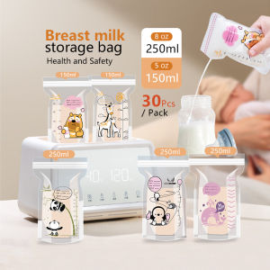 30PCS Breast milk Storage Bag susu breastmilk storage bag Zip-Lock & Disposable Storage Bags 150ml / 250ml