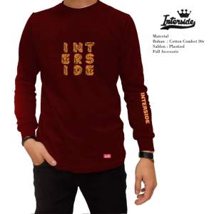 KAOS LENGAN PANJANG PRIA KEREN ATASAN CEWEK DAN COWOK KAIN BAHAN KATUN COMBED 30S KUALITAS PREMIUM