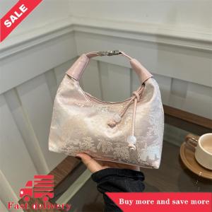[COD] Mới Trung Quốc Phong Cách Mỹ Thêu Phụ Nữ Túi Xách 2025 Mùa Hè Thời Trang Vai Túi Crossbody Hàng Ngày Đảng Tote Túi Xách Cho Phụ Nữ