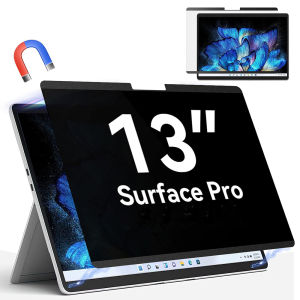 【🔥SG SELLER🔥】RICHMENTGADGET Removable Magnetic privacy Screen Film with 28-Degree Anti-Spy Privacy Filter for Surface Pro 12 11 / 10 / 9 / 8 / X / 7+ / 7 / 6 / 5 / 4 / 3 Surface Go 4 / 3 / 2 Privacy Screen Protector Surface Pro12 Fully Removable