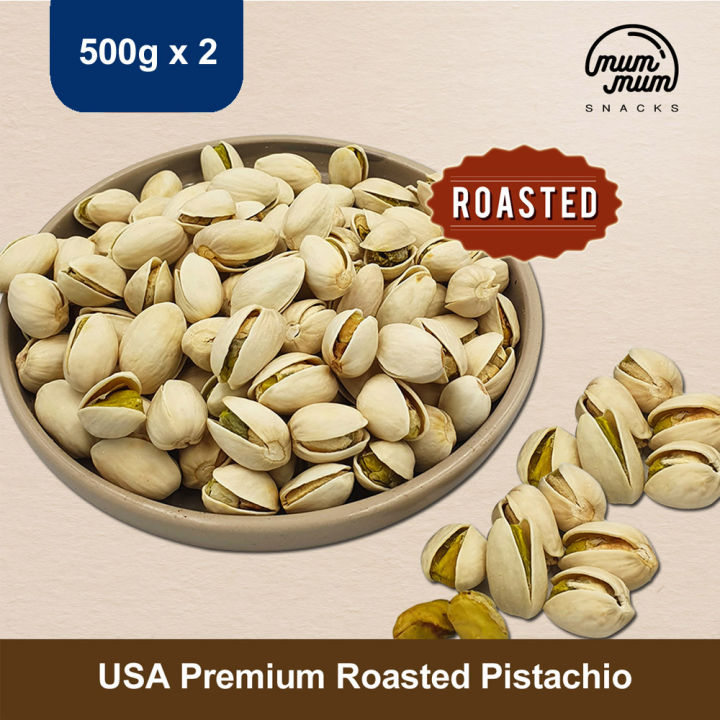 Roasted Salted Pistachio [1kg] - comes in 2 500G pack each | Lazada