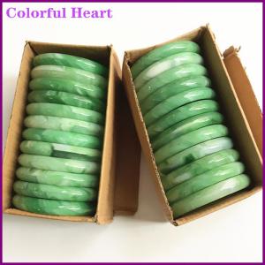 Colorful Heart Imitation Bracelet Green Womens Vintage Round Bracelet Ladies Jewelry Gift
