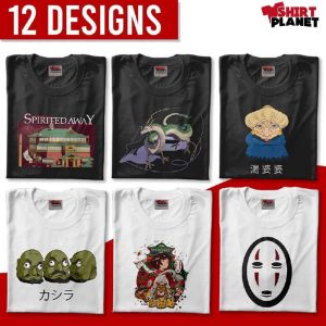 Popular Spirited Anime Design Collection T-Shirt New Fashion Design