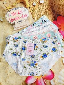 COMBO 5 Quần lót su in các loại hình khác nhɑu không đường viền SIZE :45-55 kg Mã [023]  - Chất vải mịn đẹp Đồ Lót Quỳnh Anh