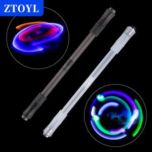 [COD] ZTOYL ปากกาเจลหมุนได้สะดวกกันลื่นพร้อมแฟลช LED