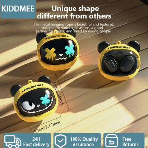 Tai nghe Bluetooth Kidmee Violent Bear tai nghe đổi mặt ngầu tai nghe TWS khử tiếng ồn HiFi