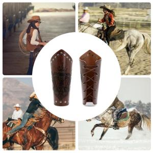 Leather Arm Gauntlet Wristband Wrist Armors Leather Bracers Medieval Vambrace Leather Bracers Vikinges Arm Guard Adult