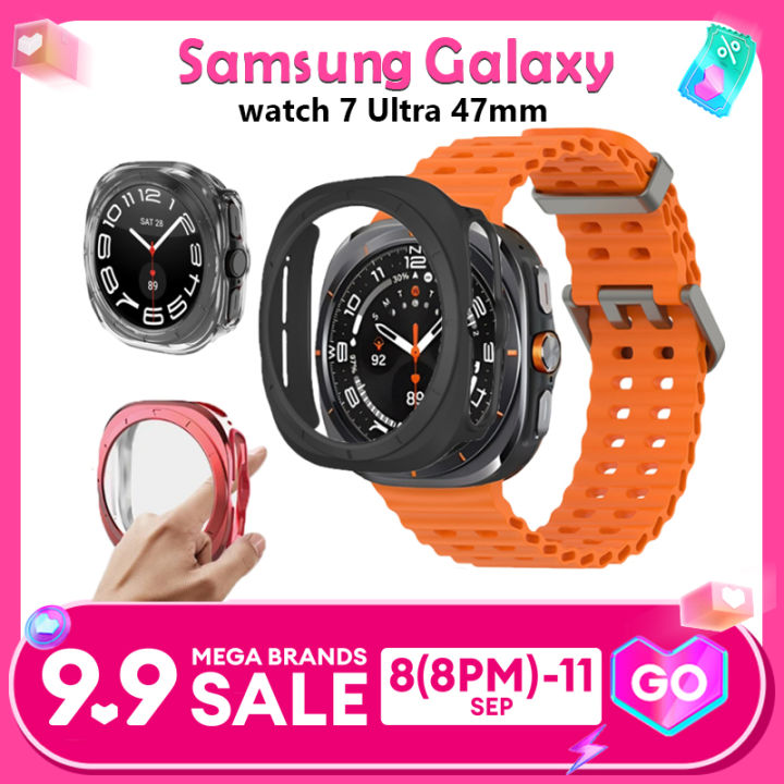 เคสบางพอดีสำหรับ Samsung Galaxy Watch Ultra 47มม. คลุมทั้งหมดเคสป้องกัน ...