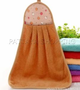 Pattaya ผ้าขนหนูขนเช็ดมือ สีสันสดใส่ coral fleece towel