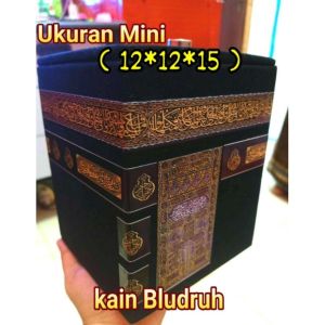 CELENGAN KABAH BESAR UKURAN SUPER JUMBO PAKAI KUNCI - MINIATUR KOTAK BENTUK KABAH MEKAH MURAH