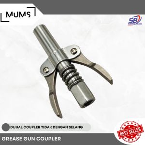 Sb Grease Gun Oil Coupler High Pressure / Kepala Adaptor Pistol Pompa Oli Gemuk Gomok Quick Release / Adapter Alat Jepit 2 Penjepit Nepel Semprotan Aplikasi Minyak Gemuk Stempet