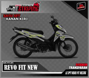 Striping Stiker Motor Revo Fit New Striping List Variasi Transparan bening racing LE247