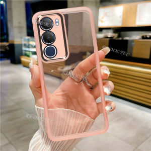 Case For VIVO Y19S 2024 New Lens Camera Protection Casing Transparent Shockproof Thin Square Edge Soft TPU Silicone Clear Phone Cover For VIVO Y19S VIVOY19S