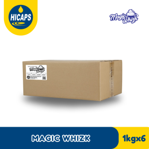 HICAPS Magic Whizk Instant Whipping Cream Box 1kg x 6 Tubs