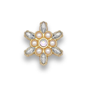 JIBBITZ cross charms shoe attachments Moon Star pearl gemstone shoe attachments cross