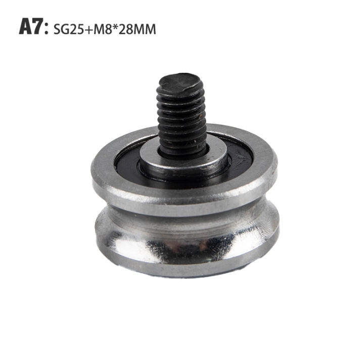 Ròng Rọc Thép Trục Vít SG15 SG20 SG25 SG66 + M5 M6 M8 Con Lăn Dẫn Hướng ...