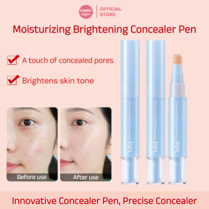 【FAMMY FAEY】Concealer Brightening Liquid Pen Stick Milk/Cover Spots Acne Marks Dark Circles Tear Grooves/Expand Highlighter Moisturizing and Fitting