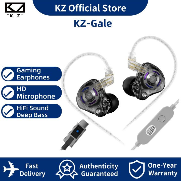 Tai nghe chơi game KZ Gale Hi-Fi với trình điều khiển siêu tuyến tính ...