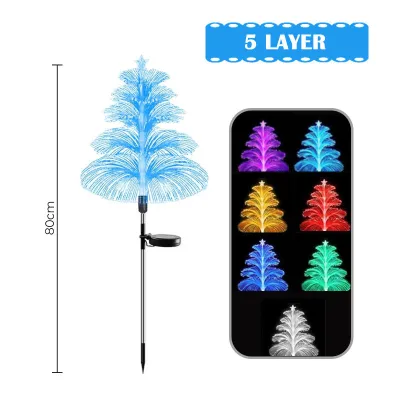 LED Solar Jellyfish Lamp Outdoor Courtyard Lawn Ground Insertion Lamp Garden Decorative Lampu Solar