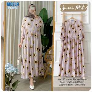 MIDI DRESS SINMI LD 115 BY ORIGINAL MOELA BERLABEL