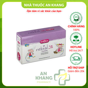 Dung dịch nhỏ mũi ưu trương NEBIAL 3% FLACONCIN - giảm khô mũi sung huyết mũi và làm loãng và sạch dịch nhày ở mũi