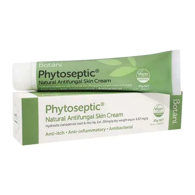 Botani Phytoseptic® Natural Antifungal Skin Cream for Rash Eczema Dermatitis | Anti-itch & Antibacterial