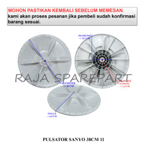 PS381 PULSATOR / PUTARAN BALING-BALING MESIN CUCI / PULSATOR SANYO 38CM 11