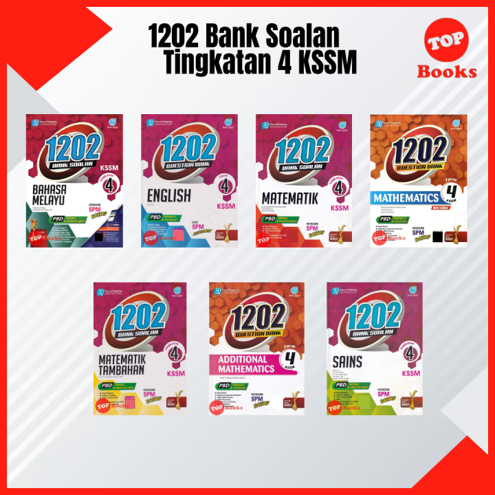 [TOPBOOKS Pan Asia] Buku Latihan :1202 Bank Soalan Tingkatan 4 KSSM ...