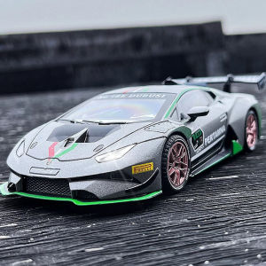 1:32 Scale Lamborghini Huracan EVO Alloy Car Model Diecast Car Sound Light Car Lovers Collection Kids Birthday Gift Metal Boys Toys