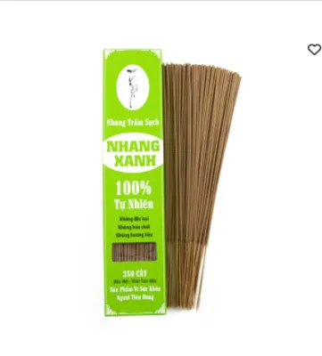 [BÁN CHẠY] Nhang Xanh Phổ Thông 40cm 500g chân mộc - Trầm Hương tự nhiên không hóa chất độc hại