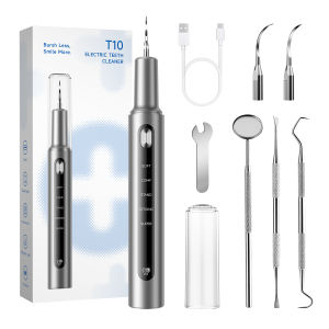 CURVY MOON T10 Ultrasonic Dental Scaler 38KHZ Strong Removal for Smoke & Coffee Stains Teeth Whitening Kit IPX6 Full Accessories 