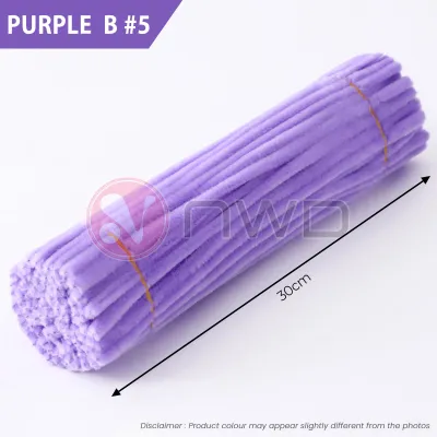 《 𝗙𝗨𝗭𝗭𝗬 𝗧𝗪𝗜𝗦𝗧𝗘𝗥𝗦 》100Pcs Colorful Chenille Stems Wire Pipe Cleaners DIY Art Craft Kawat Bulu 扭扭棒 NWD