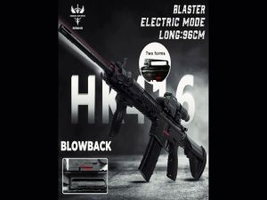 SENMA&TG HK416 Gel Blaster Blowback Toy Only for Kids Rechargeable Outdoor Toys Fun Family Games Toys For Boys Surprise Gift Black Color