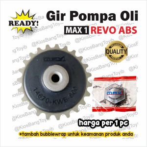 Gigi Gear Gir Pompa Oli Sprocket Cam Chain Revo Abs Revo 110 FI (Max1)