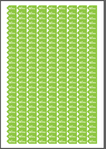 ซิลิโคน สติ๊กเกอร์ขนาด A4 ตรวจ Defect ตรวจสอบงาน แบบไม่ทิ้งคราบกาว ตรวจรับงานก่อสร้าง ตรวจบ้าน คอนโด