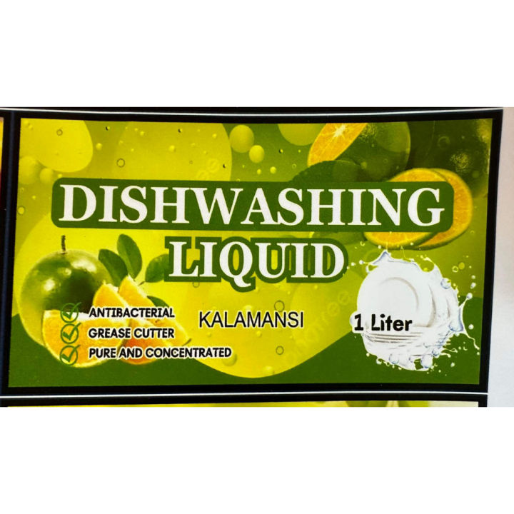 COD DISHWASHING LIQUID GENERIC LABELS - Vinyl Waterproof | Lazada PH