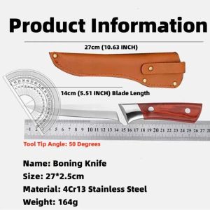 LAIMA Original Japanese Chefs Knife High Quality Stainless Steel Kitchen Knife Bone Cutting Knife Meat Butcher Knife Multifunction Kitchen Knife