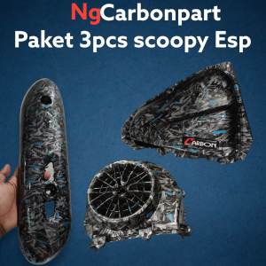 Forged Paket 3pcs Scoopy fi Esp 2015-2020 stater halus